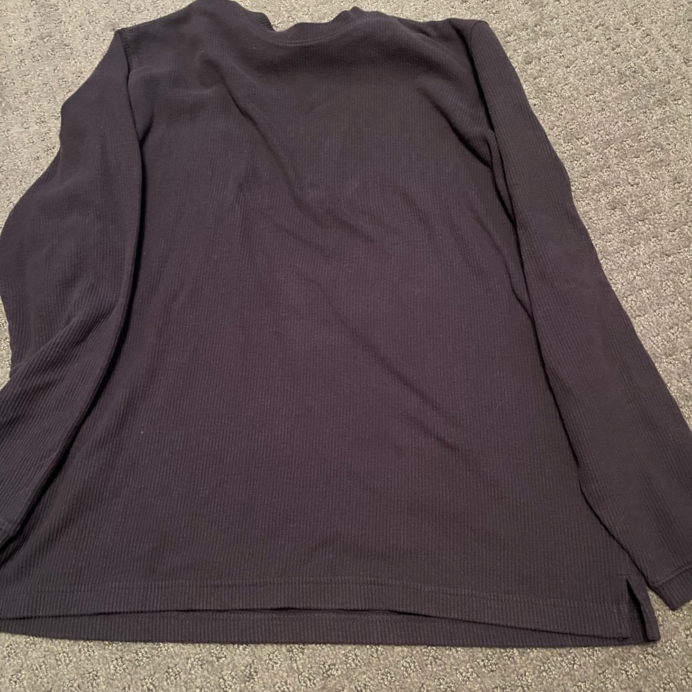 Waffle knit long sleeve